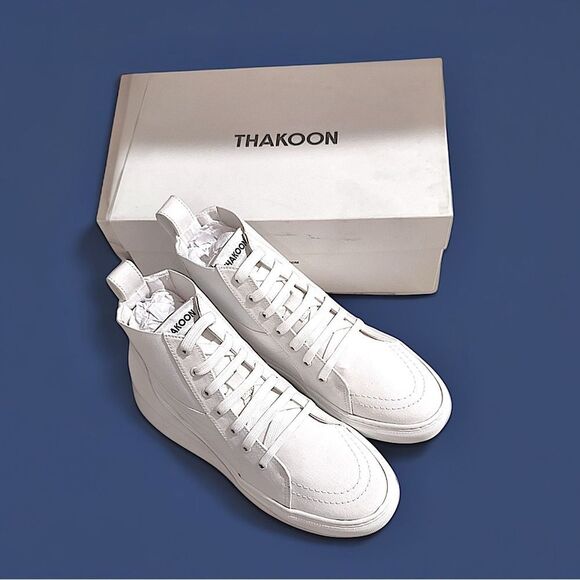 Thakoon Pull-On High Top Lace Up Sneakers - Picture 4 of 16